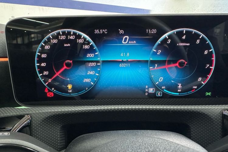 Used Mercedes-Benz CLA 2020 CLA 200 Shooting Brake Odometer Close Up