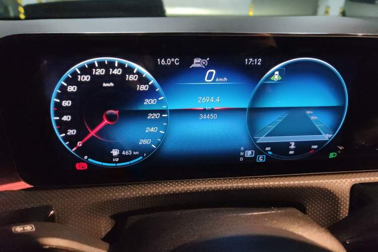 Used Mercedes-Benz CLA 2020 CLA 200 Shooting Brake Odometer Close Up