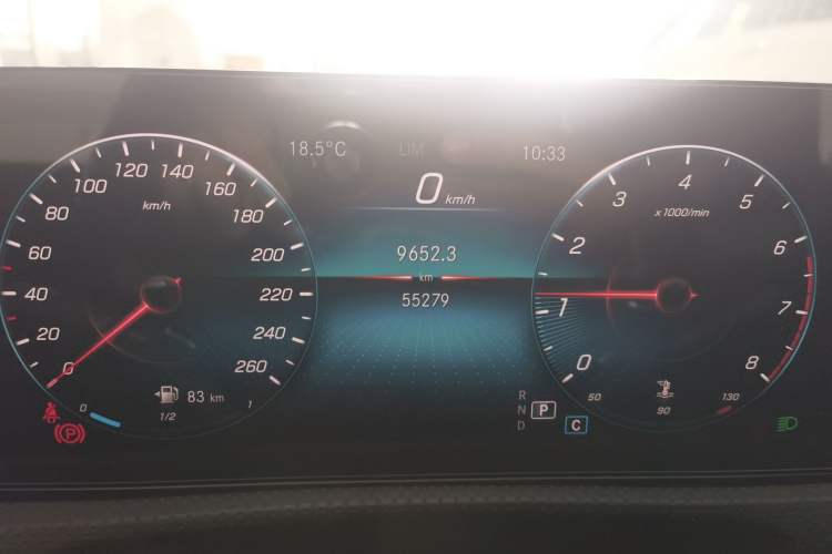 Used Mercedes-Benz CLA 2020 CLA 200 Odometer Close Up
