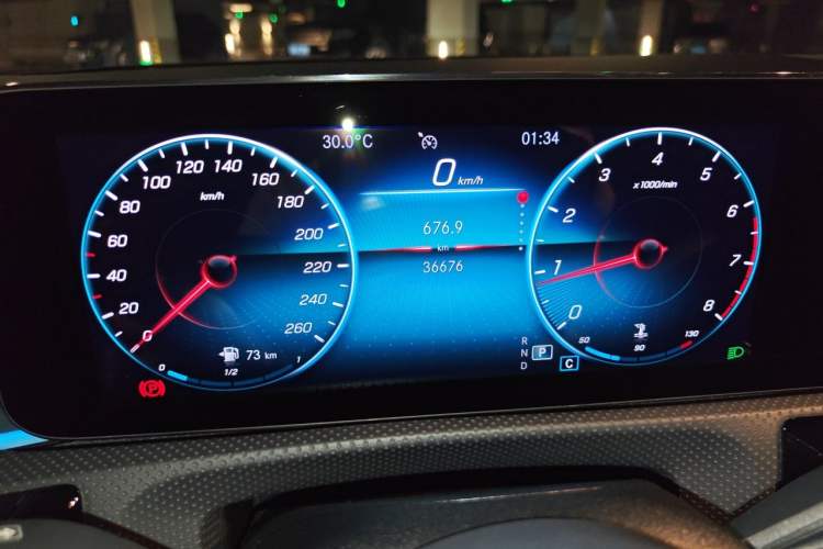 Used Mercedes-Benz CLA 2021 CLA 200 Shooting Brake Odometer Close Up