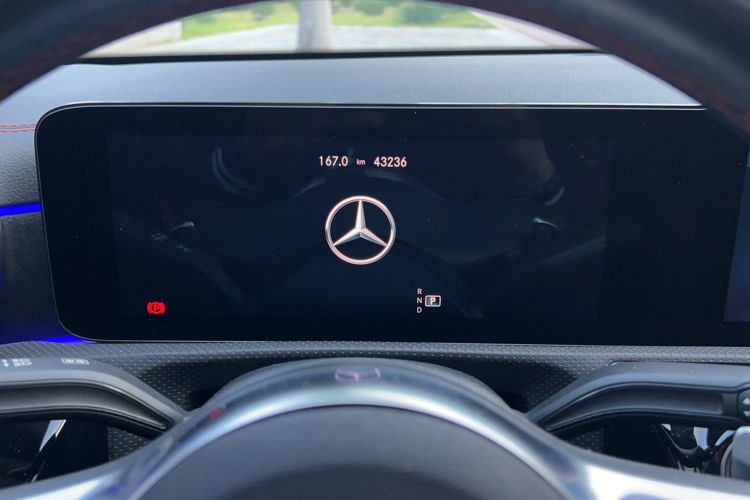 Used Mercedes-Benz CLA 2021 CLA 200 Odometer Close Up