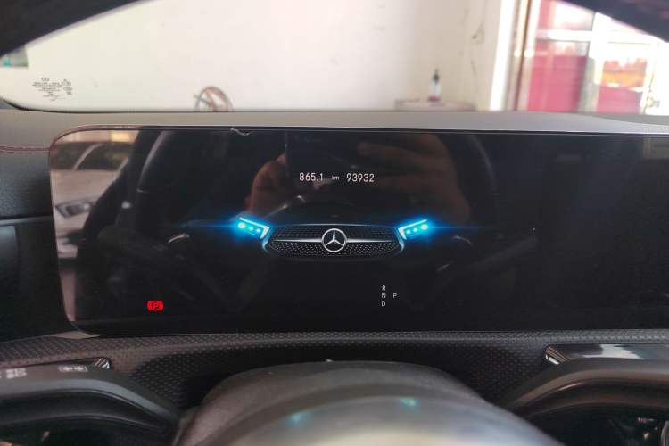 Used Mercedes-Benz CLA 2021 CLA 200 Odometer Close Up