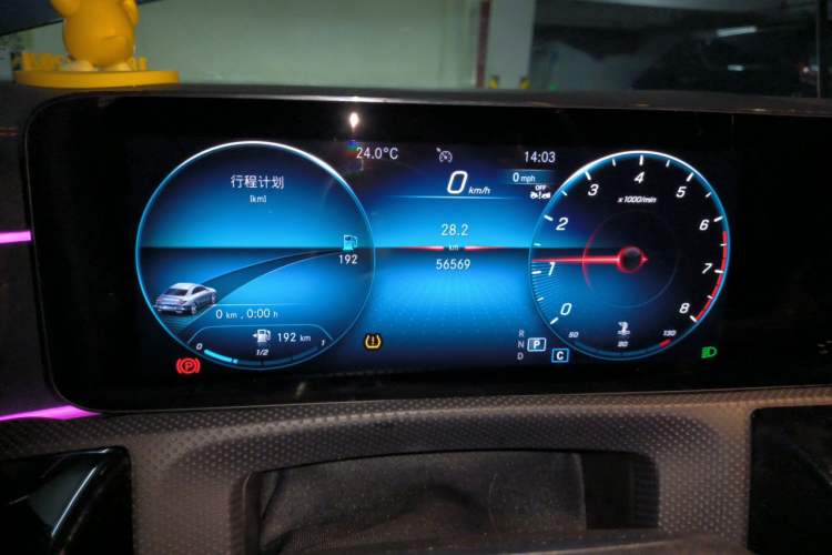 Used Mercedes-Benz CLA 2021 CLA 200 Odometer Close Up