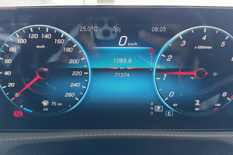Used Mercedes-Benz CLA 2021 CLA 200 Odometer Close Up