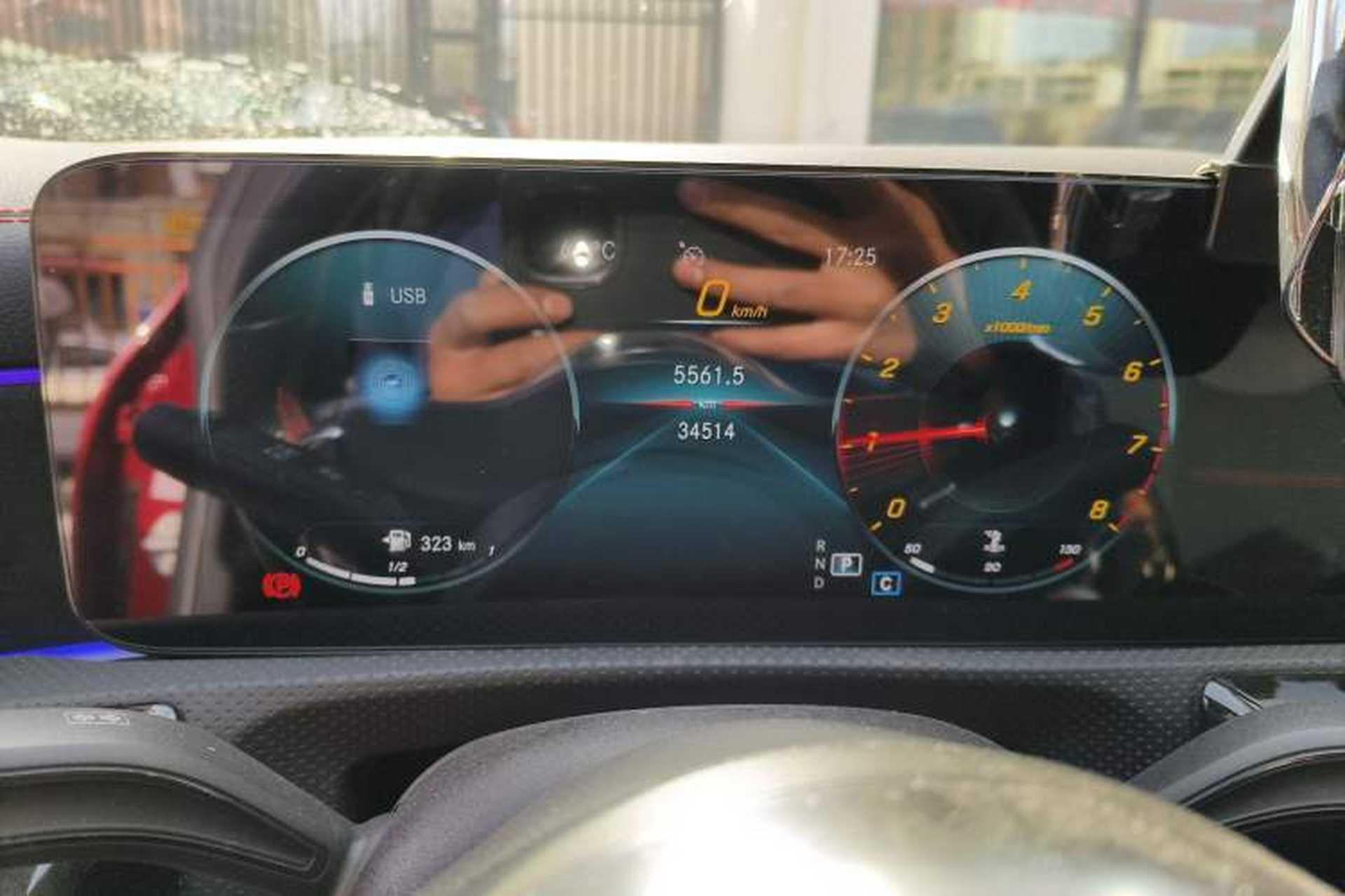 Used Mercedes-Benz CLA 2021 CLA 200 Shooting Brake Odometer Close Up