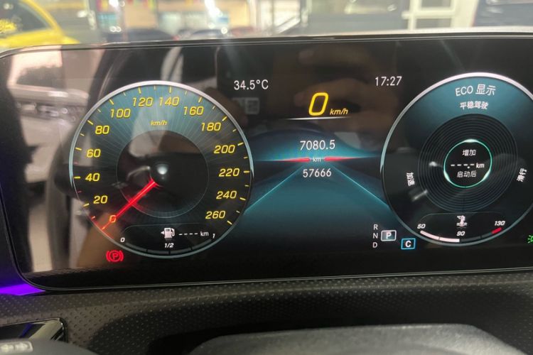 Used Mercedes-Benz CLA 2021 CLA 200 Odometer Close Up