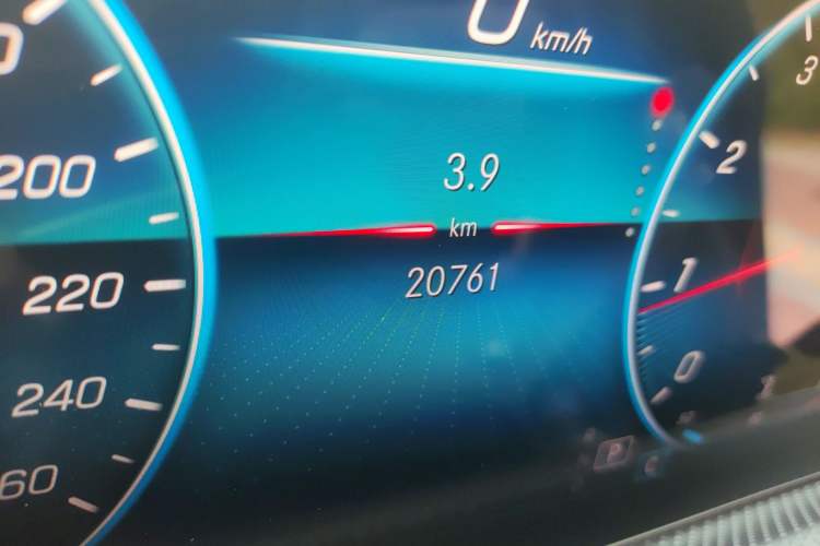 Used Mercedes-Benz CLA 2021 CLA 200 Shooting Brake Odometer Close Up