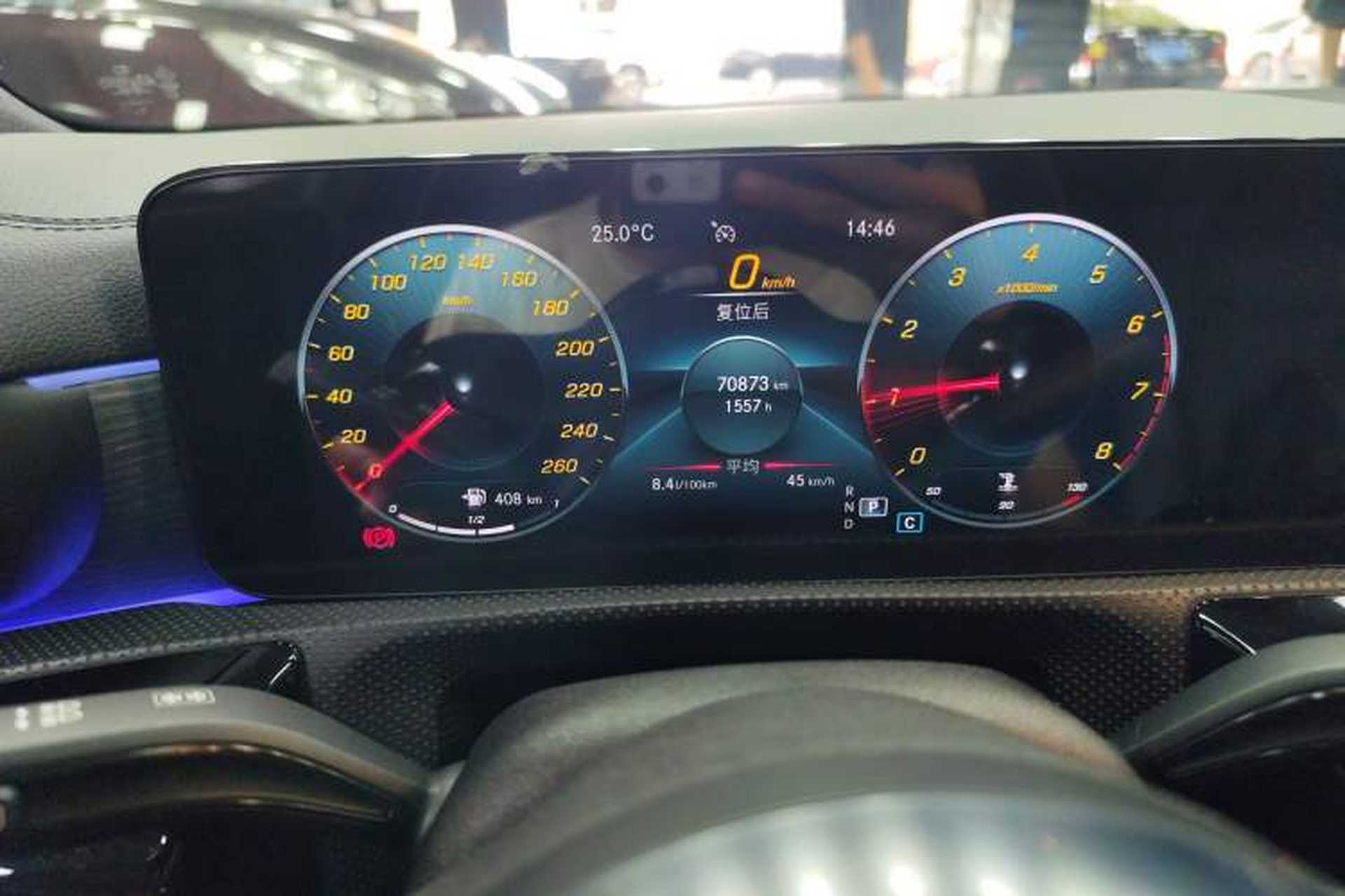 Used Mercedes-Benz CLA 2021 CLA 260 4MATIC Shooting Brake Odometer Close Up