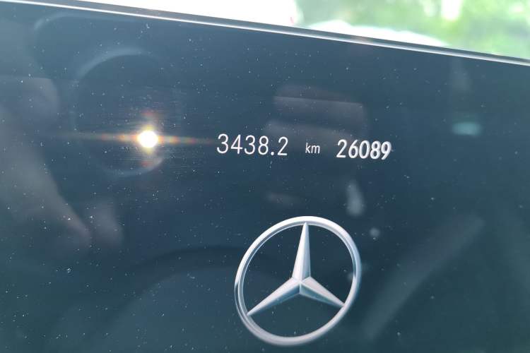 Used Mercedes-Benz CLA 2021 CLA 200 Odometer Close Up