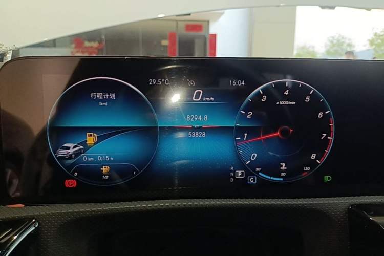 Used Mercedes-Benz CLA 2021 CLA 200 Odometer Close Up