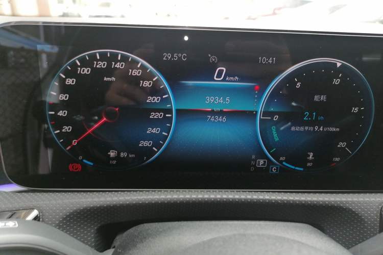 Used Mercedes-Benz CLA 2021 CLA 200 Odometer Close Up