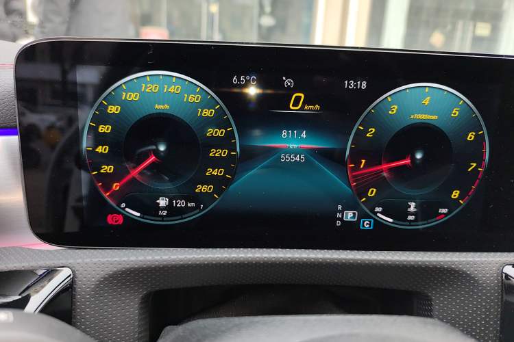 Used Mercedes-Benz CLA 2021 CLA 200 4MATIC Odometer Close Up