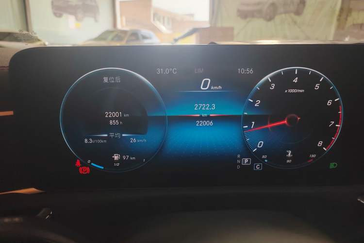 Used Mercedes-Benz CLA 2021 CLA 200 Odometer Close Up