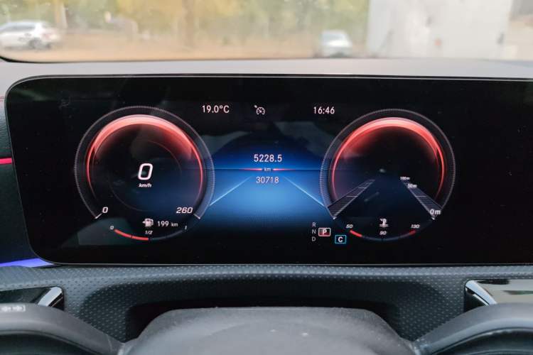Used Mercedes-Benz CLA 2021 CLA 200 Odometer Close Up