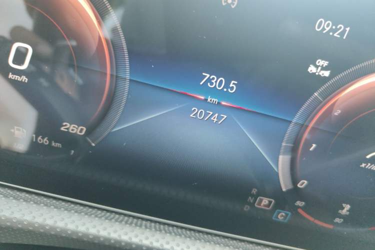 Used Mercedes-Benz CLA 2021 CLA 200 Shooting Brake Odometer Close Up