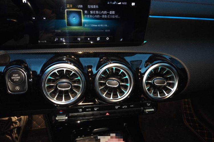 Used Mercedes-Benz CLA 2022-Year Updated CLA 200 Audio And AC Panel