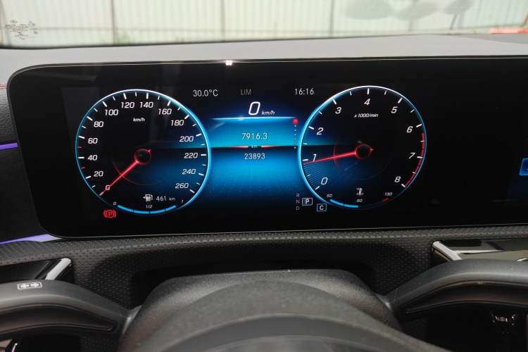 Used Mercedes-Benz CLA 2022 CLA 200 Odometer Close Up