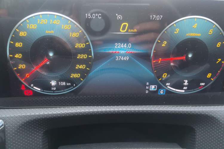 Used Mercedes-Benz CLA 2022 CLA 200 Shooting Brake Odometer Close Up