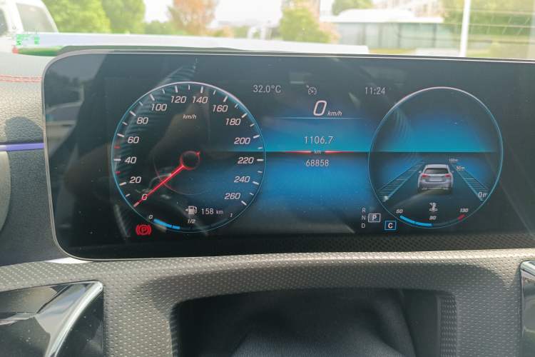 Used Mercedes-Benz CLA 2022 CLA 200 Odometer Close Up