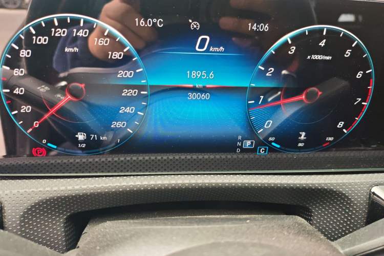 Used Mercedes-Benz CLA 2022 Refreshed CLA 200 Shooting Brake Odometer Close Up
