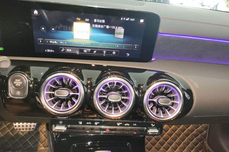 Used Mercedes-Benz CLA 2022-Year Updated CLA 200 Audio And AC Panel