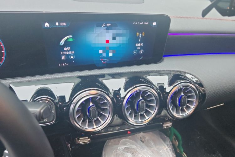 Used Mercedes-Benz CLA 2022-Year Updated CLA 200 Audio And AC Panel