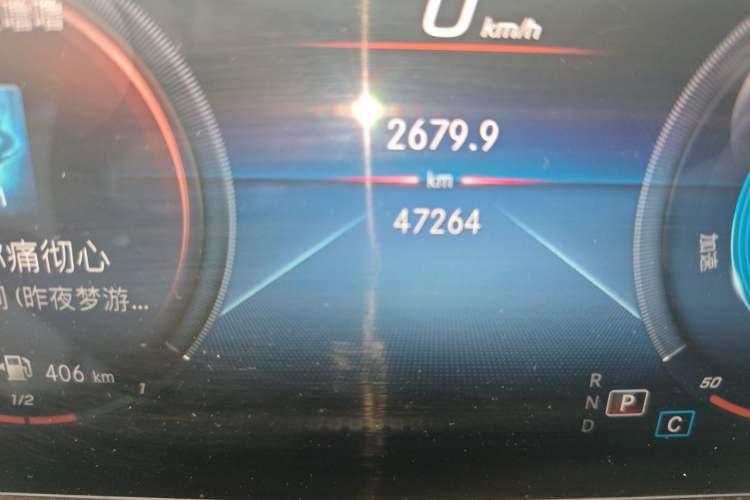 Used Mercedes-Benz CLA 2022 CLA 200 Odometer Close Up