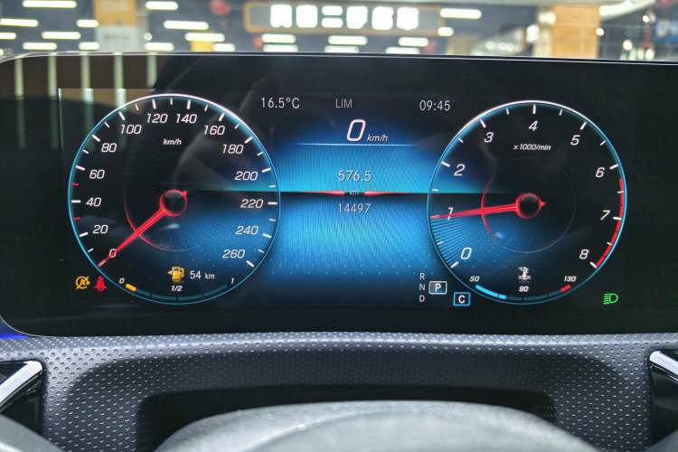 Used Mercedes-Benz CLA 2022 Refreshed CLA 200 Shooting Brake Odometer Close Up