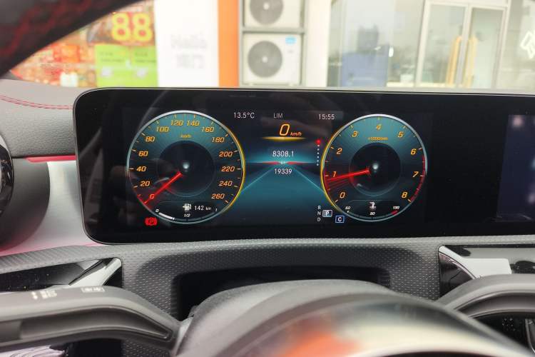 Used Mercedes-Benz CLA 2022 Refreshed CLA 200 4MATIC Odometer Close Up
