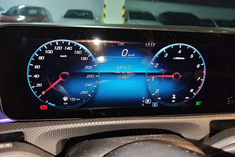 Used Mercedes-Benz CLA 2022-Year Updated CLA 200 Odometer Close Up