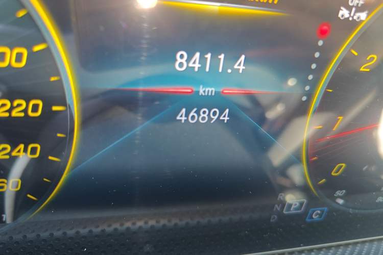 Used Mercedes-Benz CLA 2022 CLA 200 Odometer Close Up