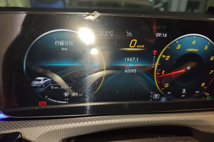 Used Mercedes-Benz CLA 2022 CLA 200 Odometer Close Up