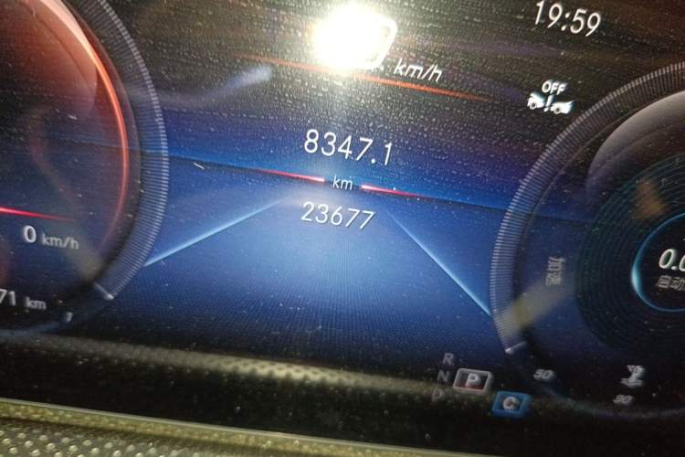 Used Mercedes-Benz CLA 2022 CLA 200 Odometer Close Up