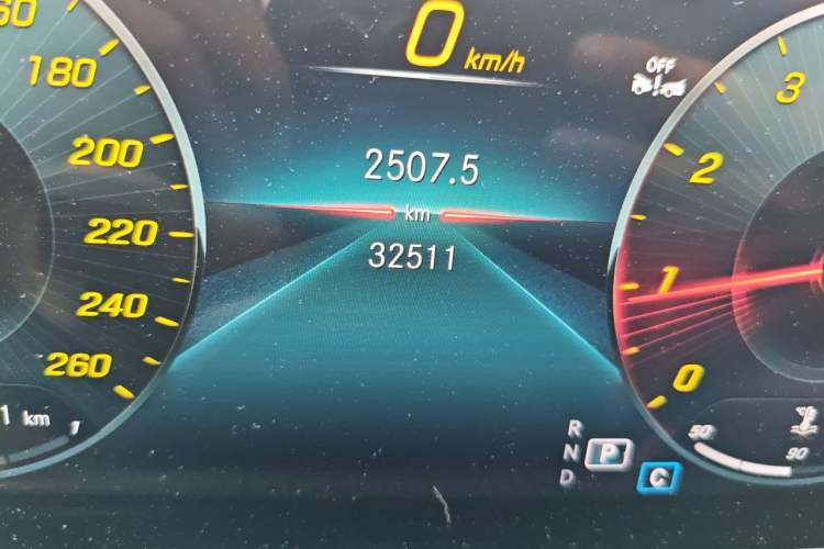 Used Mercedes-Benz CLA 2022 CLA 200 Odometer Close Up
