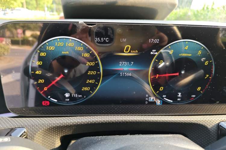 Used Mercedes-Benz CLA 2022 Refreshed CLA 200 Shooting Brake Odometer Close Up