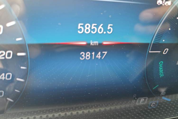 Used Mercedes-Benz CLA 2022 CLA 200 Odometer Close Up