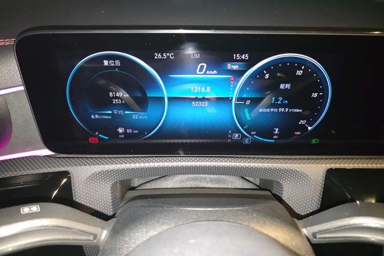 Used Mercedes-Benz CLA 2022 CLA 200 Shooting Brake Odometer Close Up