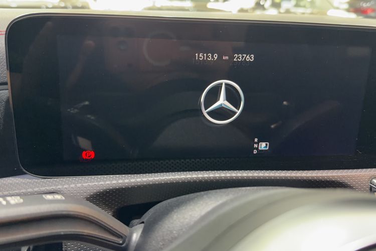 Used Mercedes-Benz CLA 2022-Year Updated CLA 200 Odometer Close Up