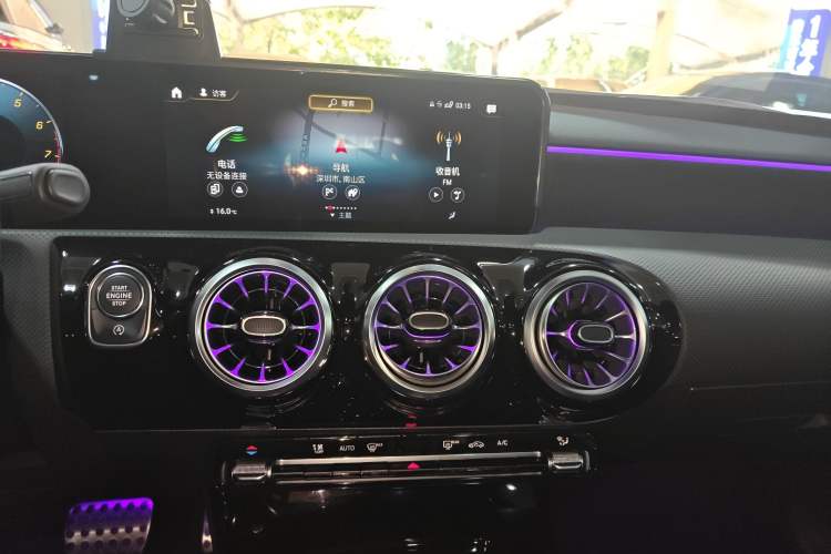 Used Mercedes-Benz CLA 2023 CLA 200 Shooting Brake Audio And AC Panel
