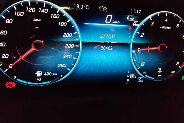 Used Mercedes-Benz CLA 2023 CLA 200 Shooting Brake Odometer Close Up