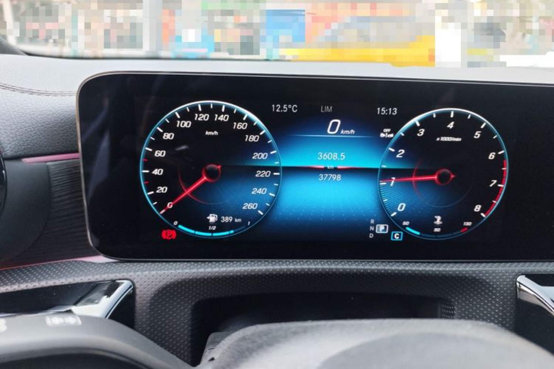 Used Mercedes-Benz CLA 2023 CLA 260 4MATIC Shooting Brake Odometer Close Up