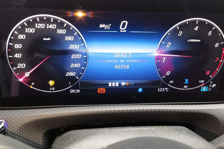 Used Mercedes-Benz CLA 2023 CLA 200 Shooting Brake Odometer Close Up
