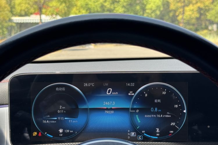 Used Mercedes-Benz CLA 2023 CLA 200 4MATIC Odometer Close Up