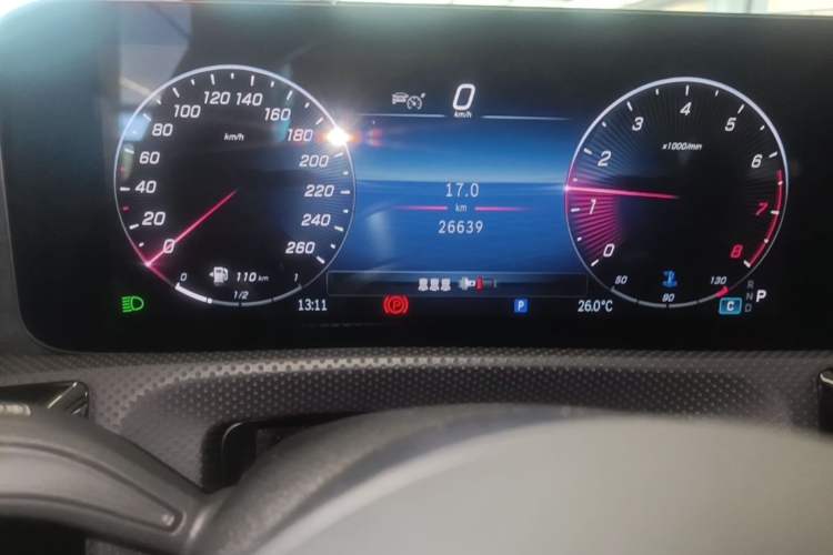 Used Mercedes-Benz CLA 2024 CLA 200 Shooting Brake Odometer Close Up