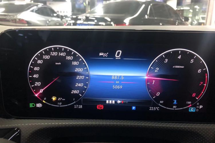 Used Mercedes-Benz CLA 2024 CLA 200 Shooting Brake Odometer Close Up