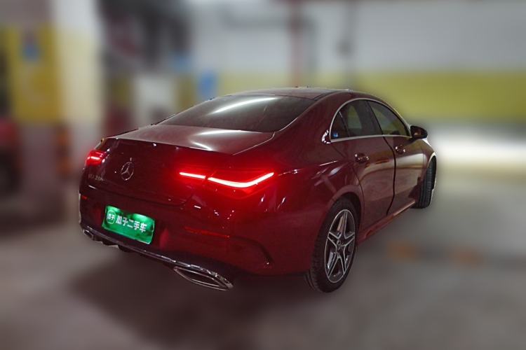 Used Mercedes-Benz CLA 2024-Year Facelifted CLA 200 Rear Right 45 Deg