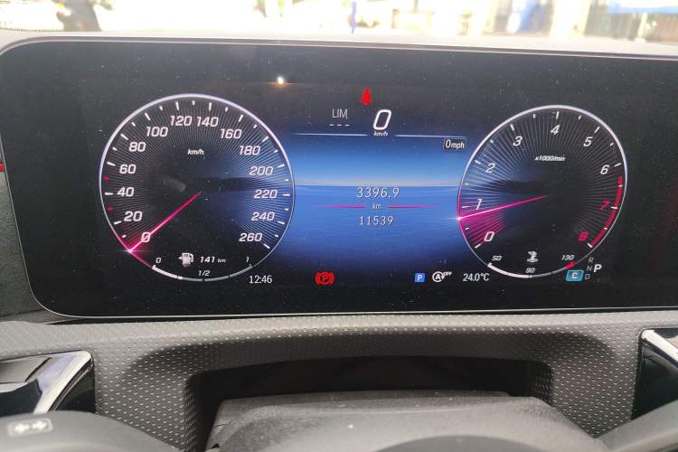 Used Mercedes-Benz CLA 2024 CLA 200 Odometer Close Up