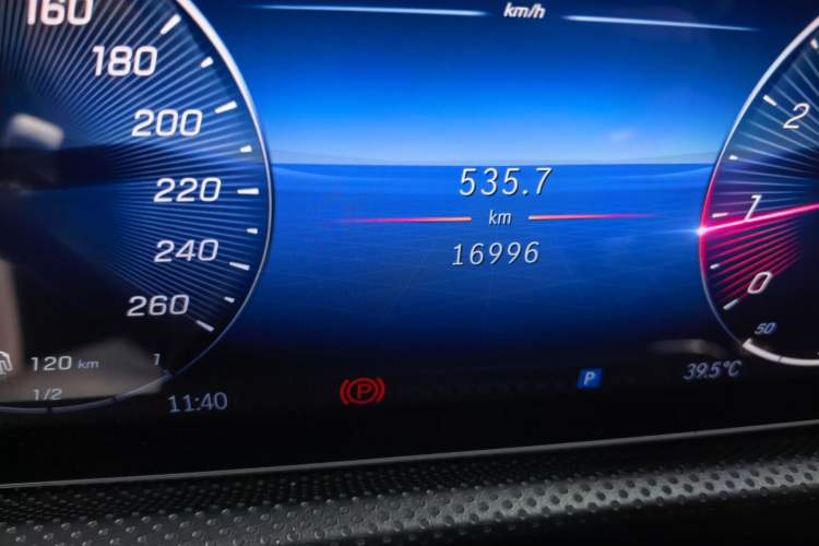 Used Mercedes-Benz CLA 2024 CLA 200 Odometer Close Up