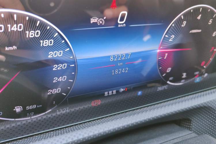 Used Mercedes-Benz CLA 2024 CLA 200 Odometer Close Up