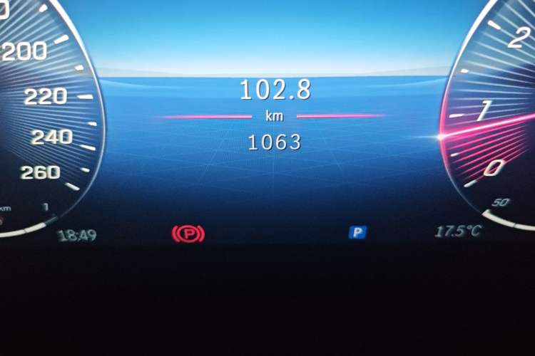 Used Mercedes-Benz CLA 2024 CLA 200 Odometer Close Up